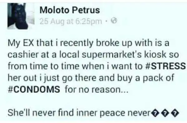 Checkout This Hilarious Post Of A Guy And His Ex